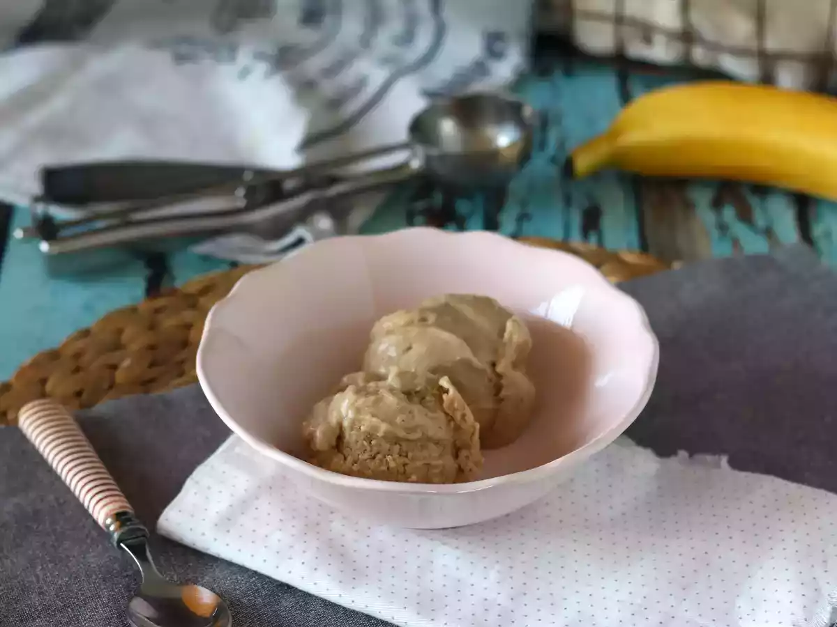 Nice cream banana, la glace vegan avec des bananes! Sans sorbetière