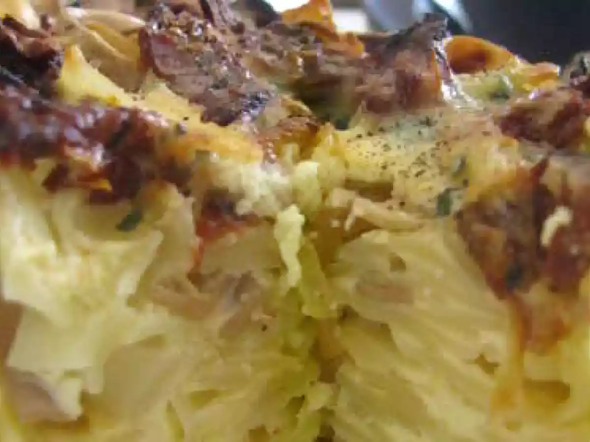 Nid de pâtes aux tomates séchées et parmesan - photo 3