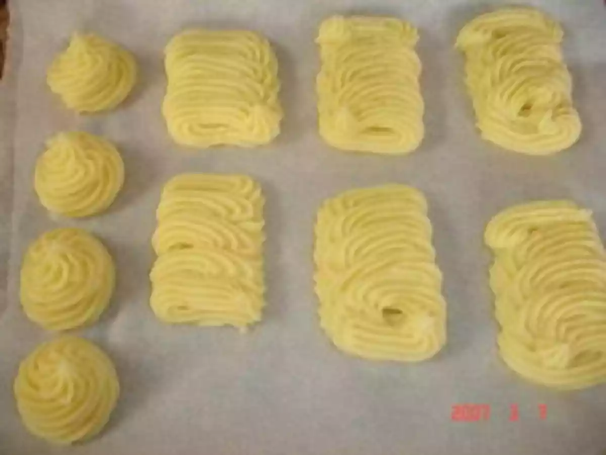 Nids de purée aux épinards/ et aux carottes - photo 5