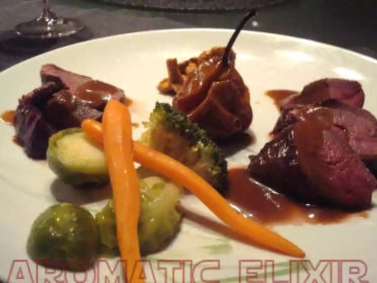 Noix de chevreuil sauce pain d'épices - photo 3