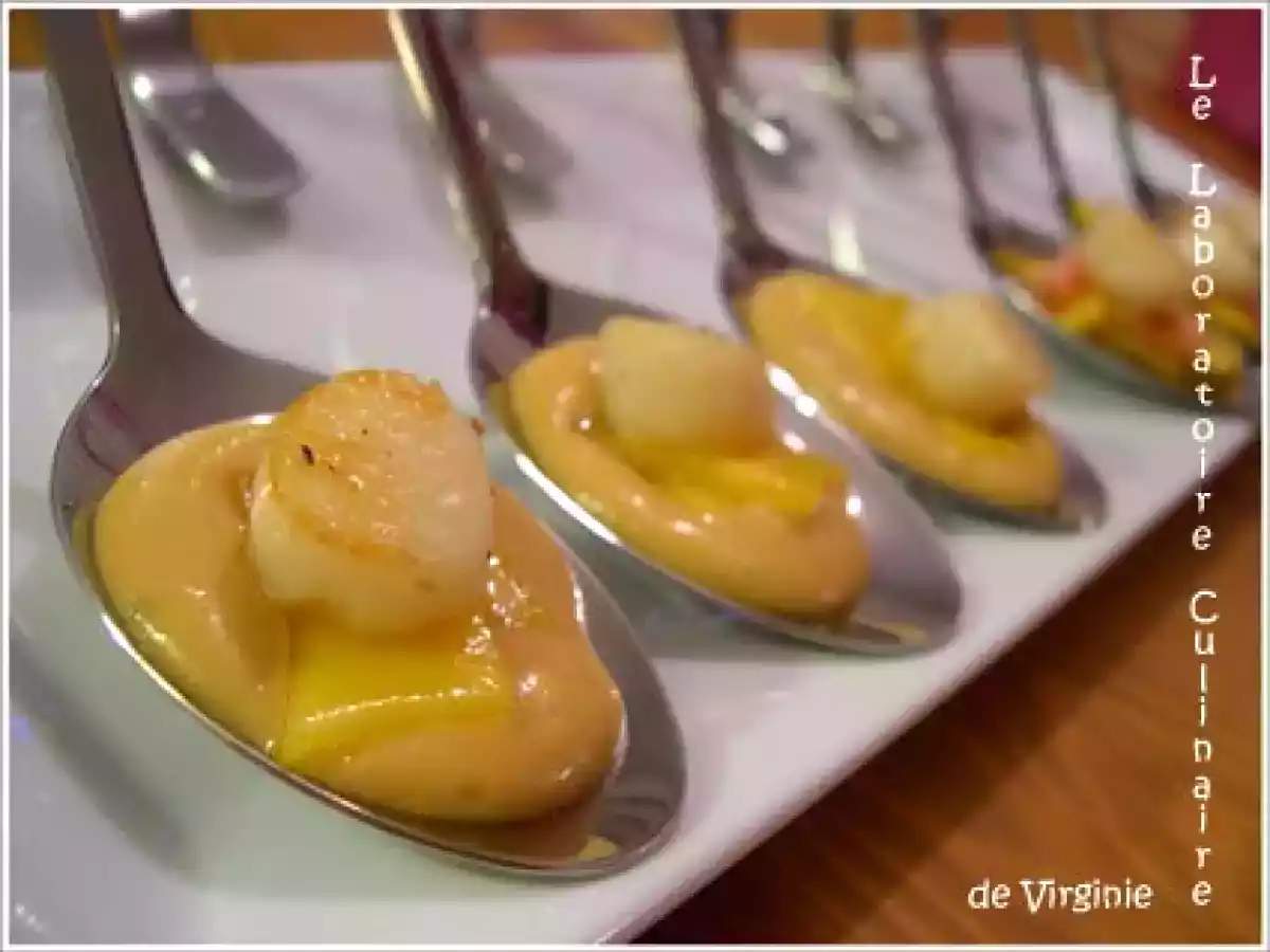 Noix de Pétoncles à la Mangue, Gingembre & Eau de Rose - photo 2