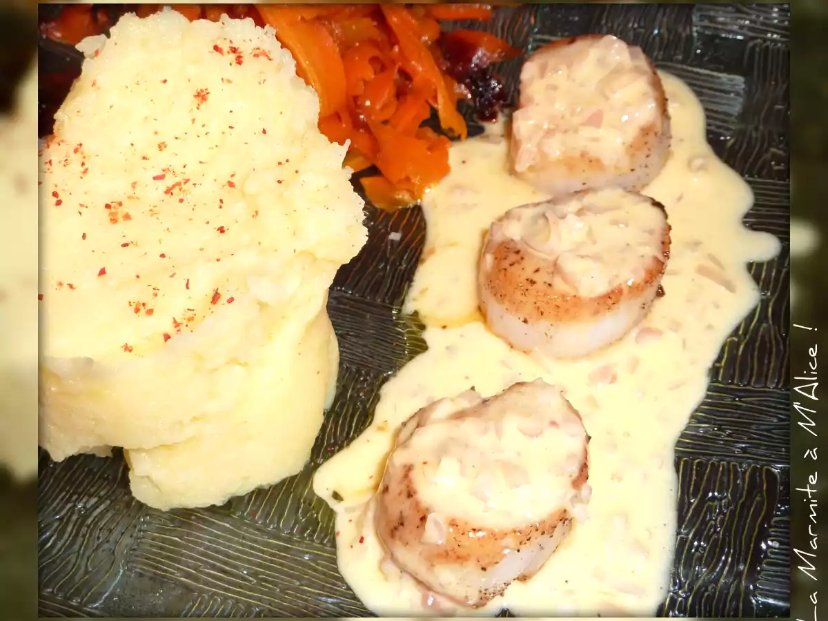 Noix de Saint Jacques au Beurre Monté (au Melfor)