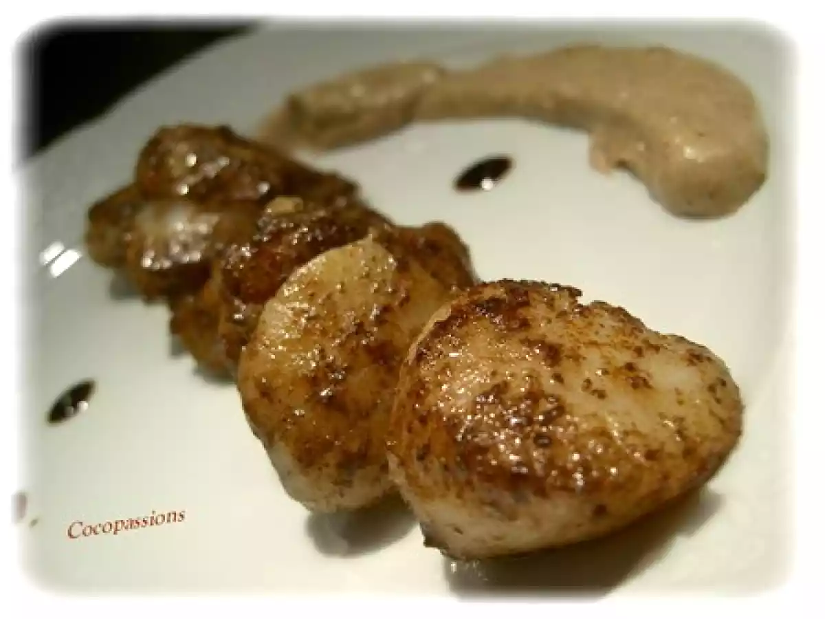 Noix de Saint Jacques au cacao selon Alain Serres