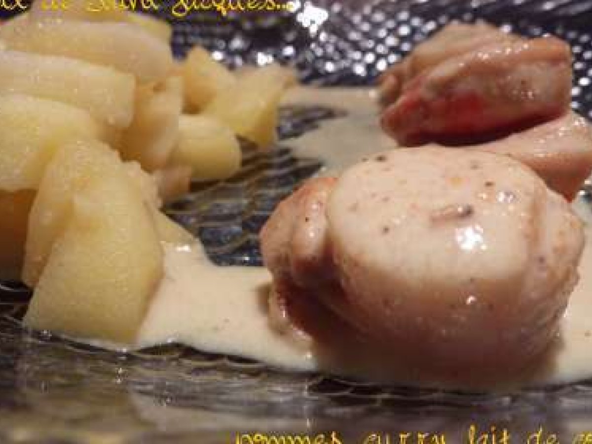 Crevettes Et Noix De Saint-jacques Curry Lait De Coco