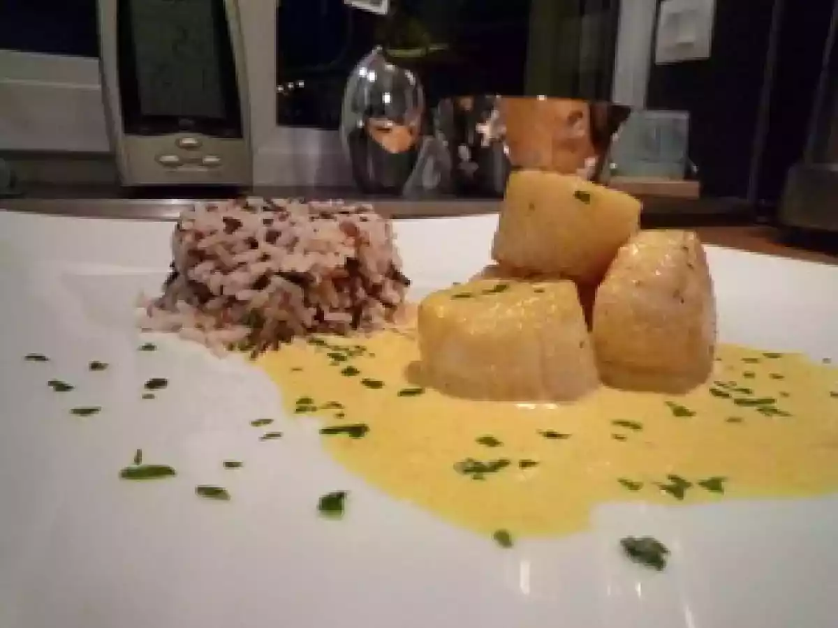 NOIX DE SAINT-JACQUES AU SAFRAN - photo 2