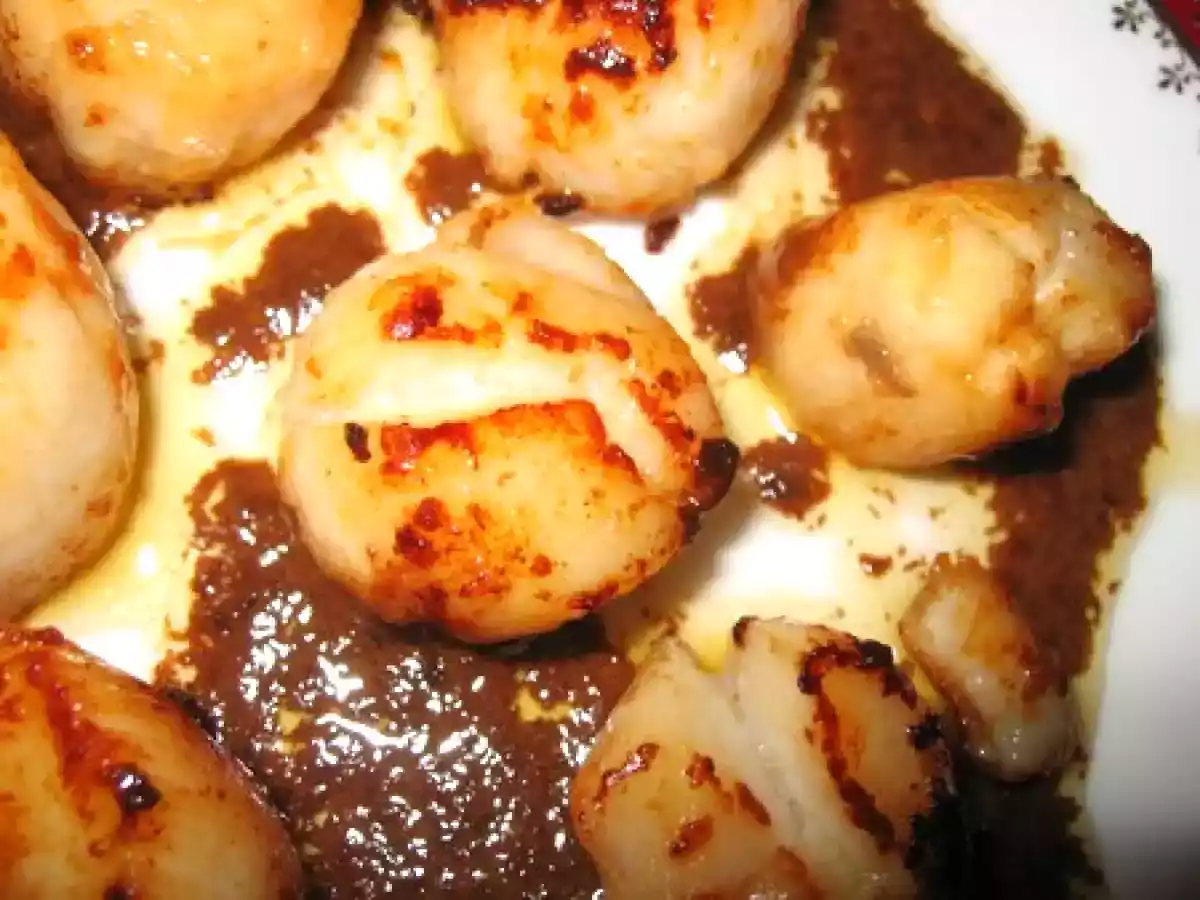 Noix de Saint-Jacques au vinaigre balsamique et à la crème - photo 2