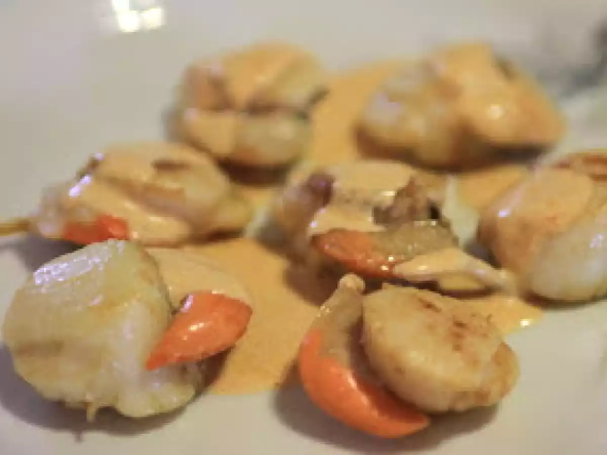 Noix de Saint Jacques aux embruns d'Ecosse