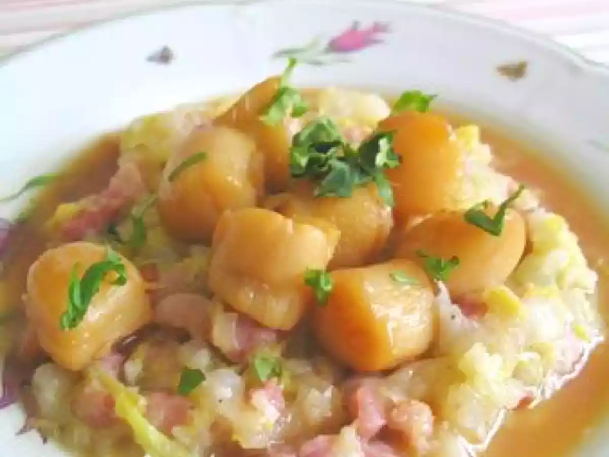 Noix de Saint Jacques aux saveurs japonaises