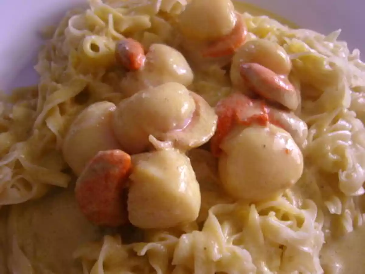 Noix de Saint Jacques et sabayon de safran