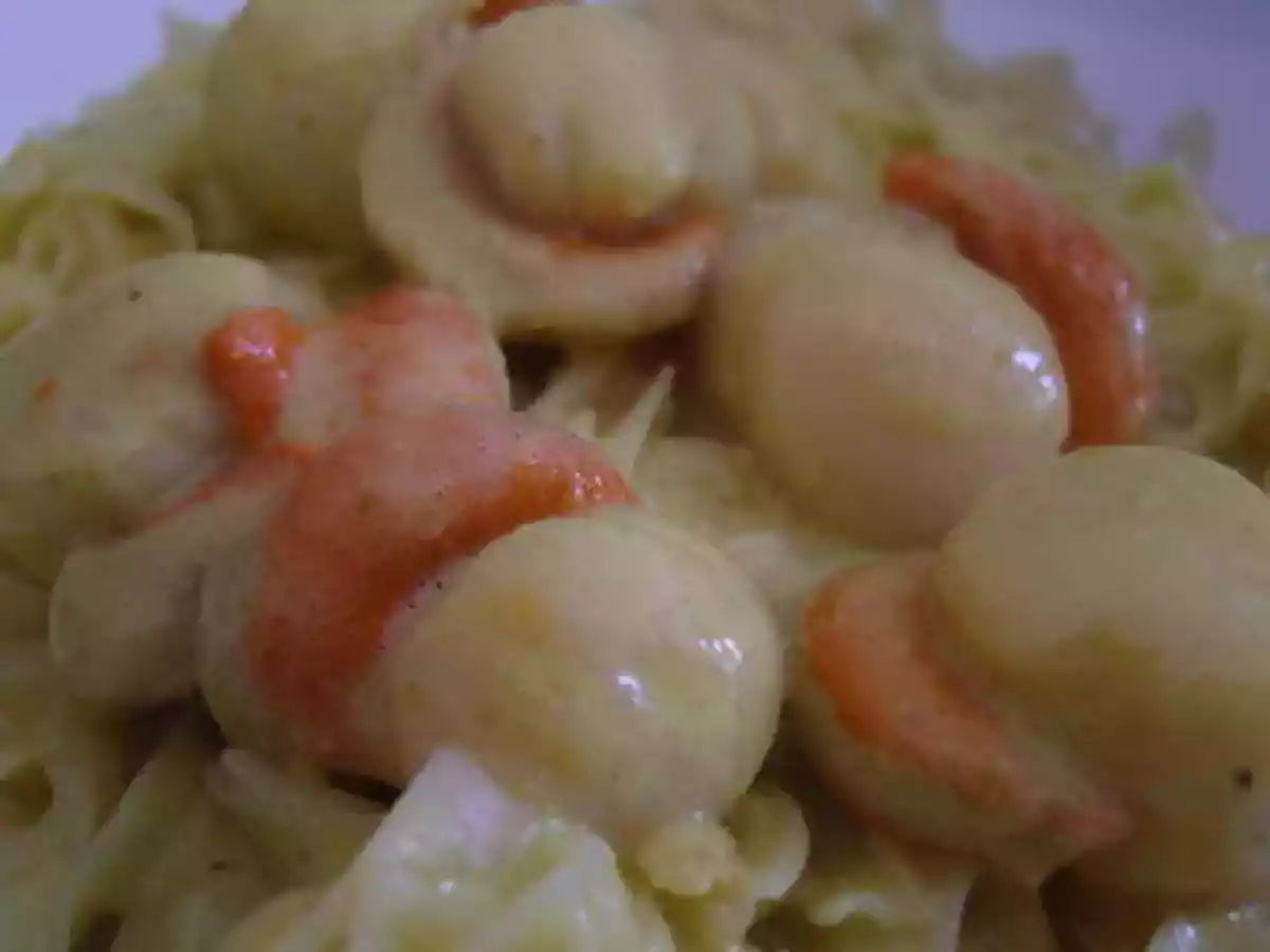 Noix de Saint Jacques et sabayon de safran - photo 2