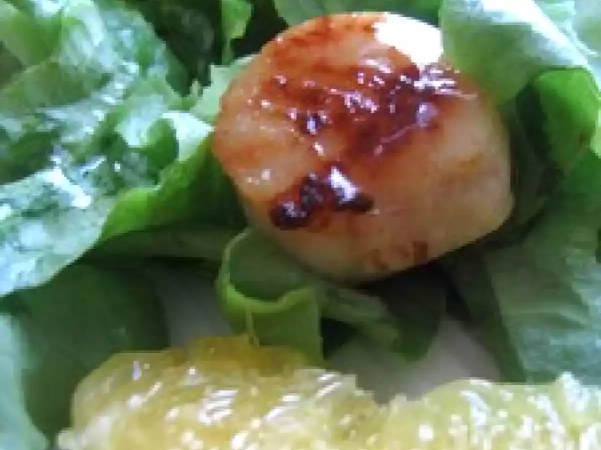 Noix de Saint-Jacques poêlées à l'huile d'Argan