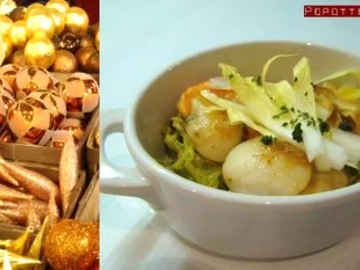 Noix de st jacques sur fondue de poireaux au curry - photo 2