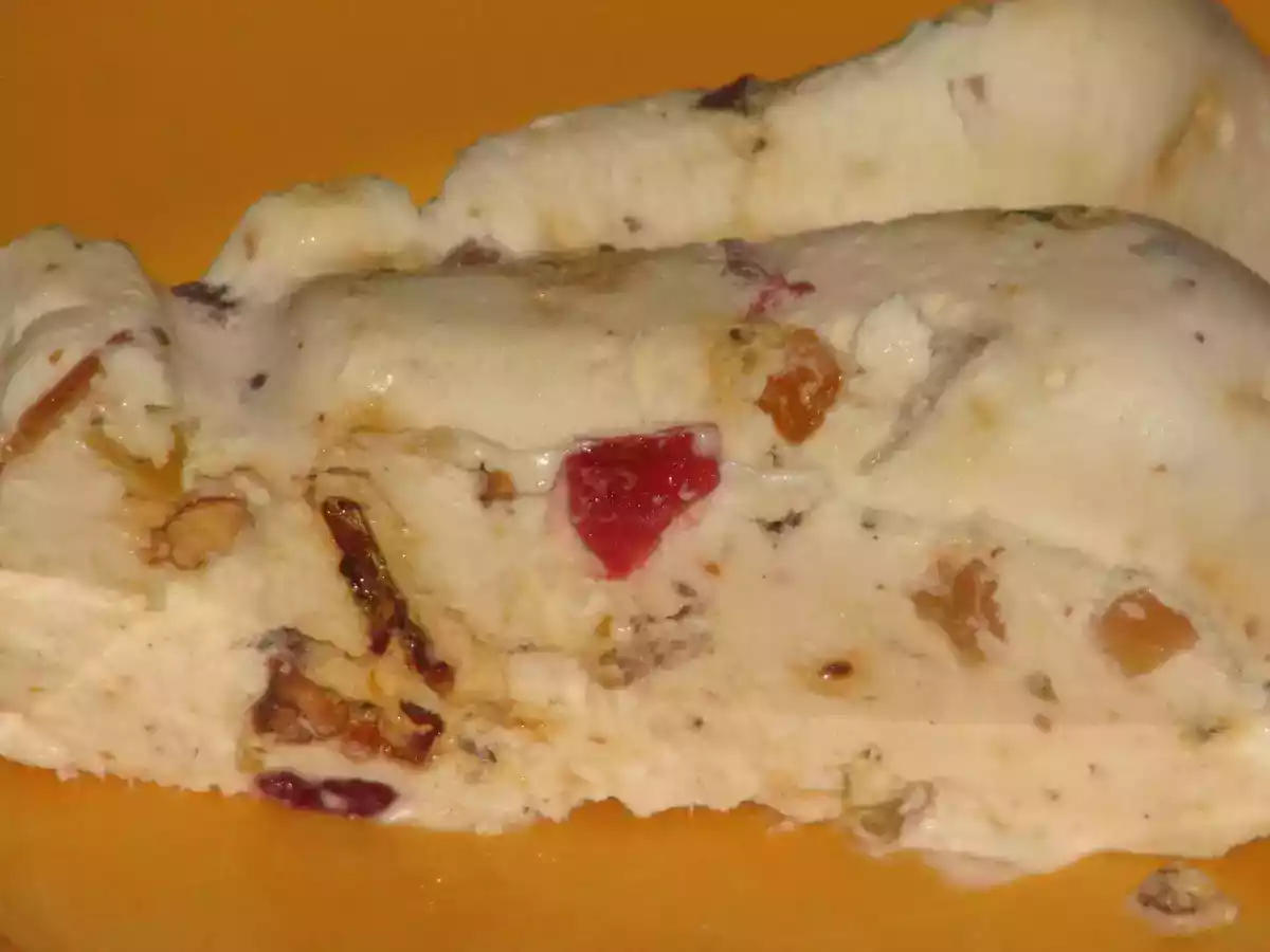 Nougat glacé à la nougatine