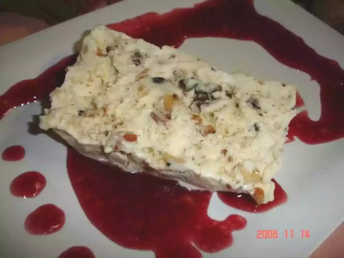 Nougat glacé au miel d'acacia