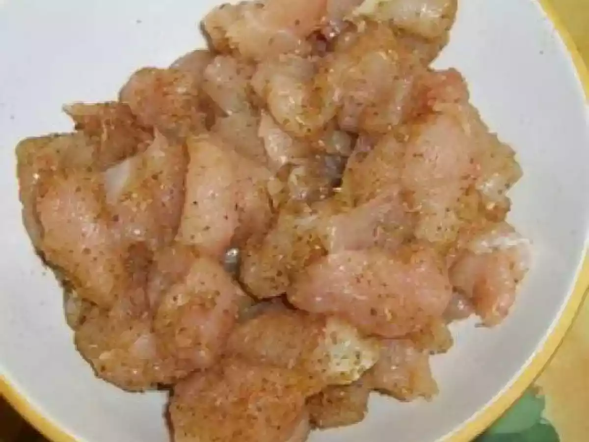 Nouilles au Poulet Sauce Satay, par Monsieur ;)