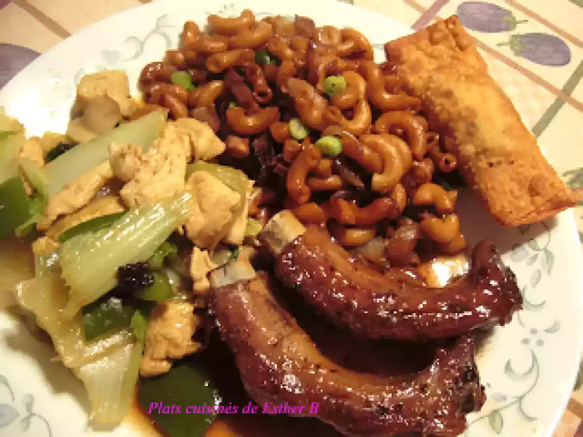 Nouilles chinoises au porc