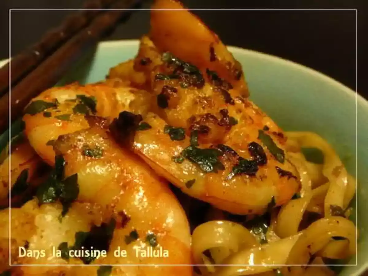 Nouilles chinoises sautées aux crevettes - photo 3