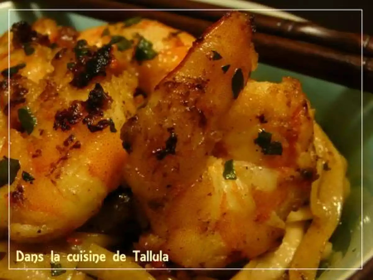 Nouilles chinoises sautées aux crevettes - photo 4