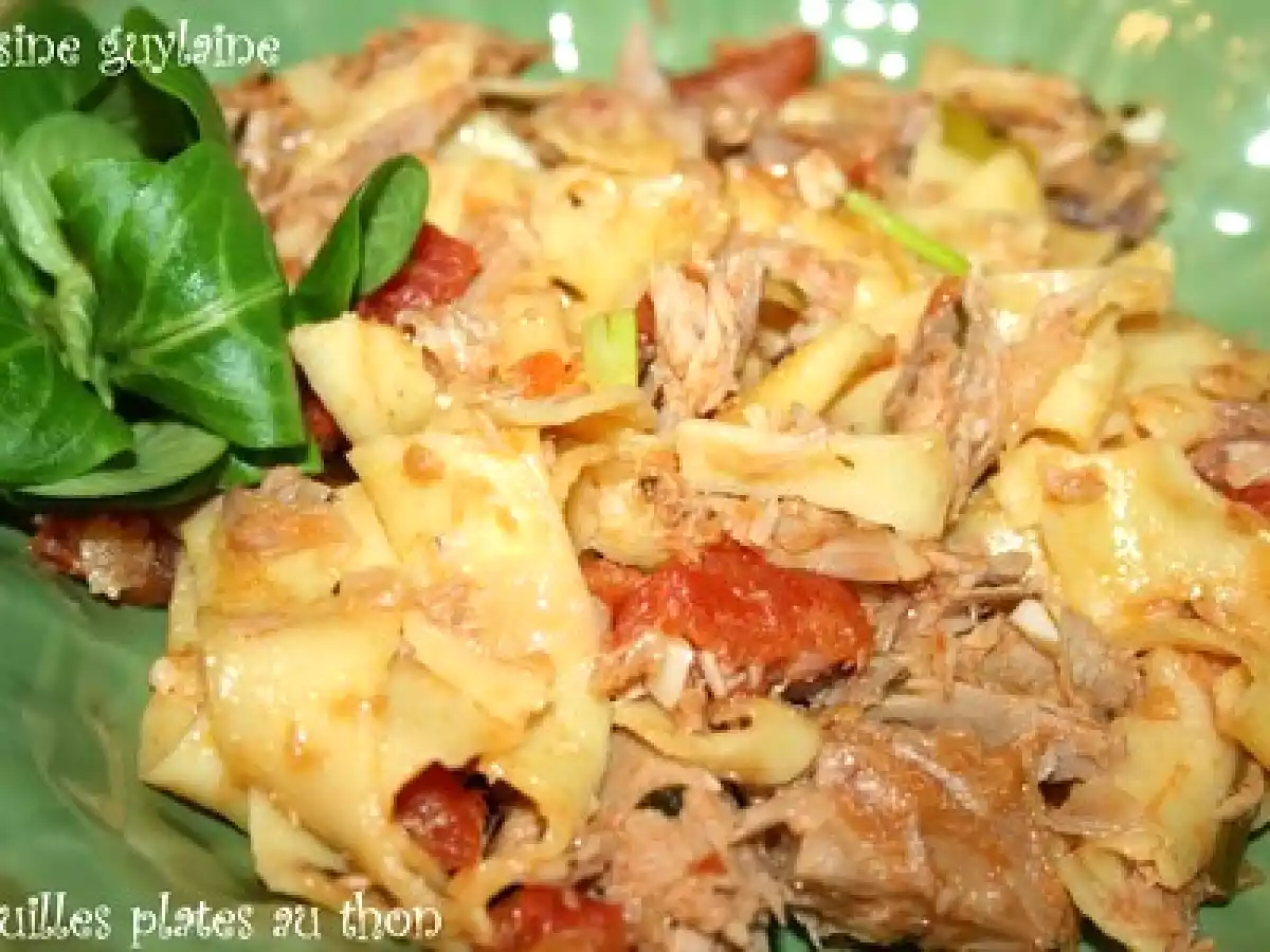 ^^Nouilles plates au thon et aux oignons verts^^ - photo 2