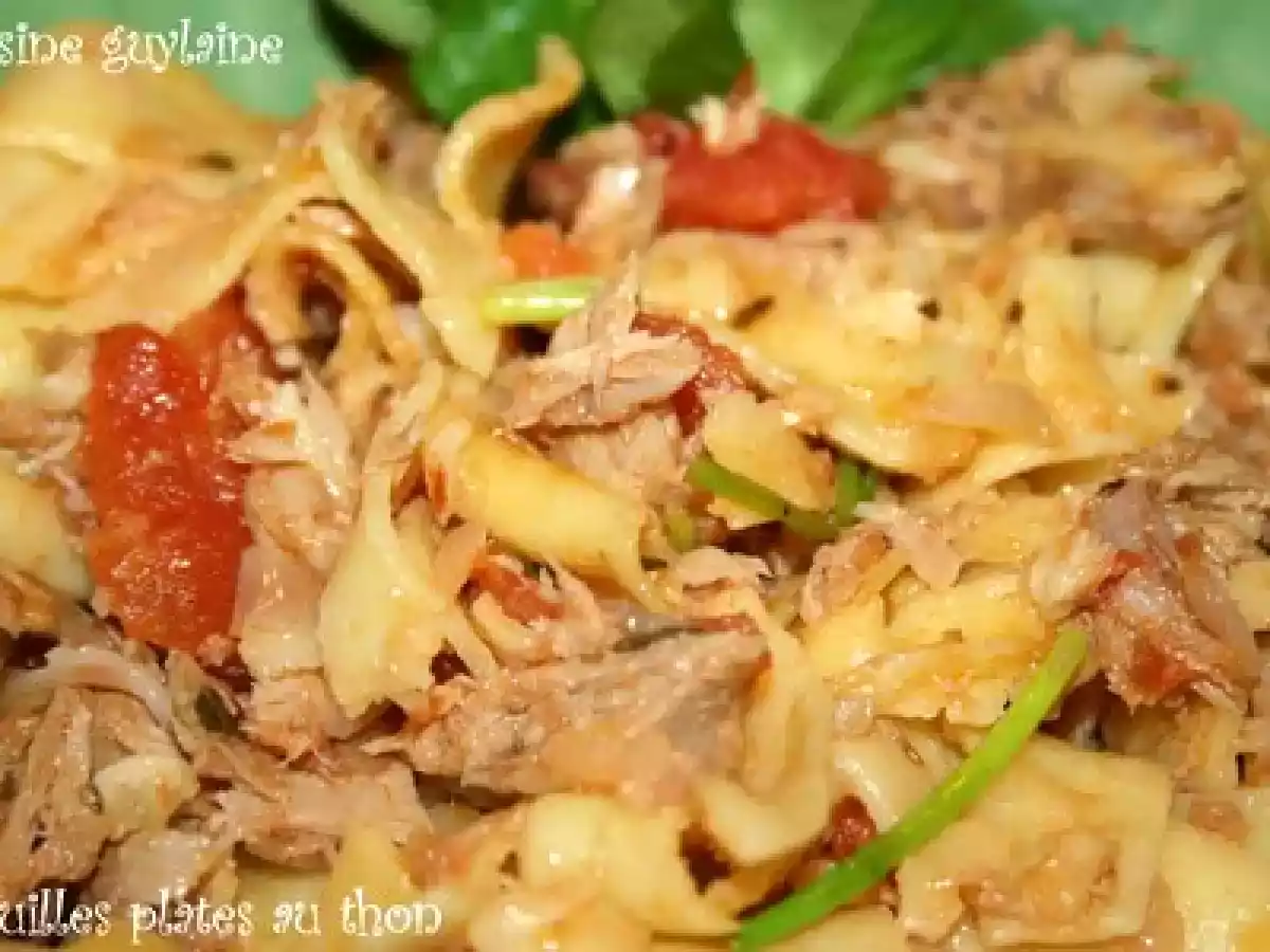 ^^Nouilles plates au thon et aux oignons verts^^ - photo 3