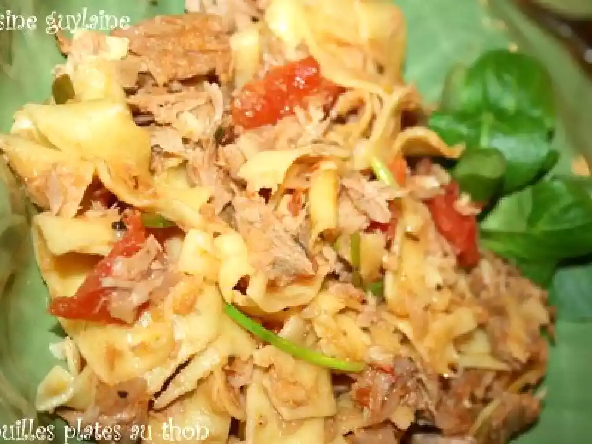 ^^Nouilles plates au thon et aux oignons verts^^ - photo 4