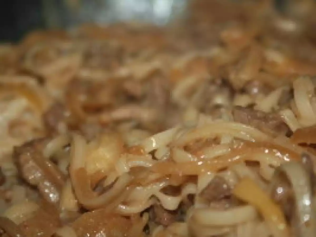 Nouilles sautées au boeuf satay