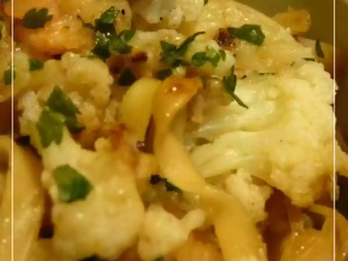 Nouilles sautées au chou-fleur et crevettes - photo 2