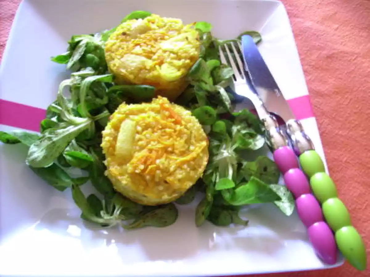 Nouvelle recette avec du quinoa : les crousti-fondants au chèvre et carottes - photo 2