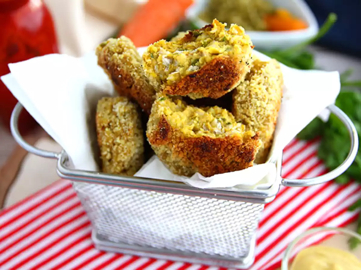 Nuggets de poulet et petits pois carottes