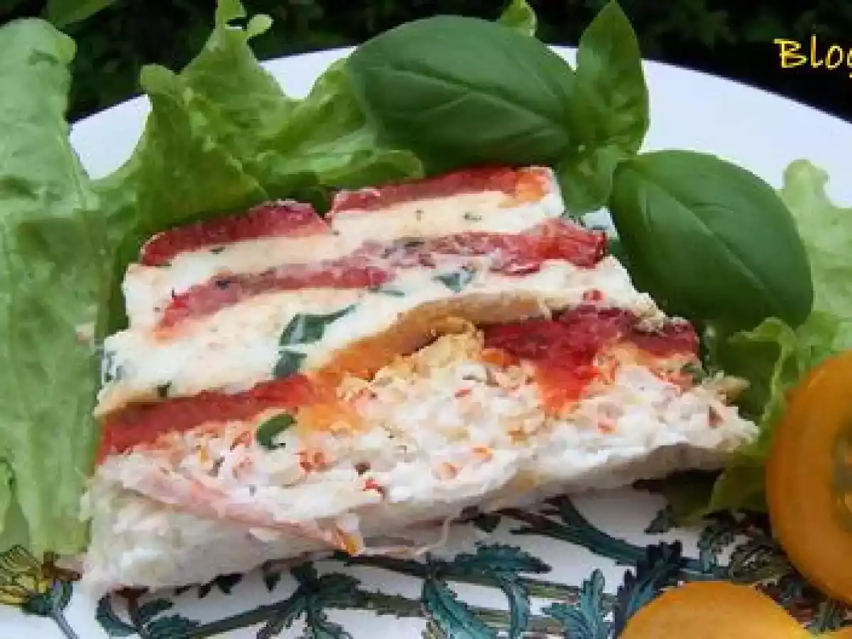 Obsédée et contente de l'être ! TERRINE FAISSELLE, POIVRONS ET SURIMI. - photo 2