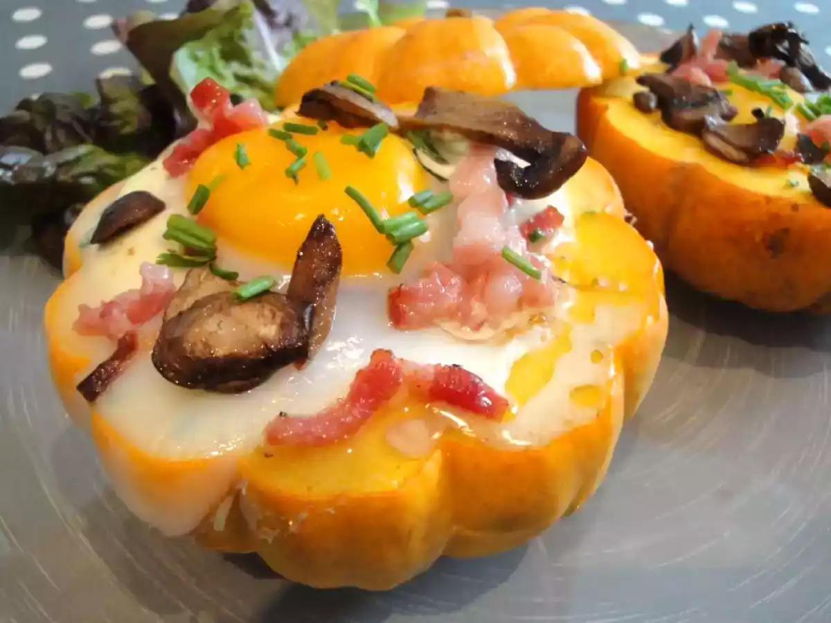 OEUF COCOTTE EN COURGE JACK BE LITTLE