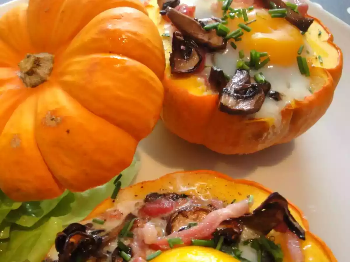 OEUF COCOTTE EN COURGE JACK BE LITTLE - photo 2