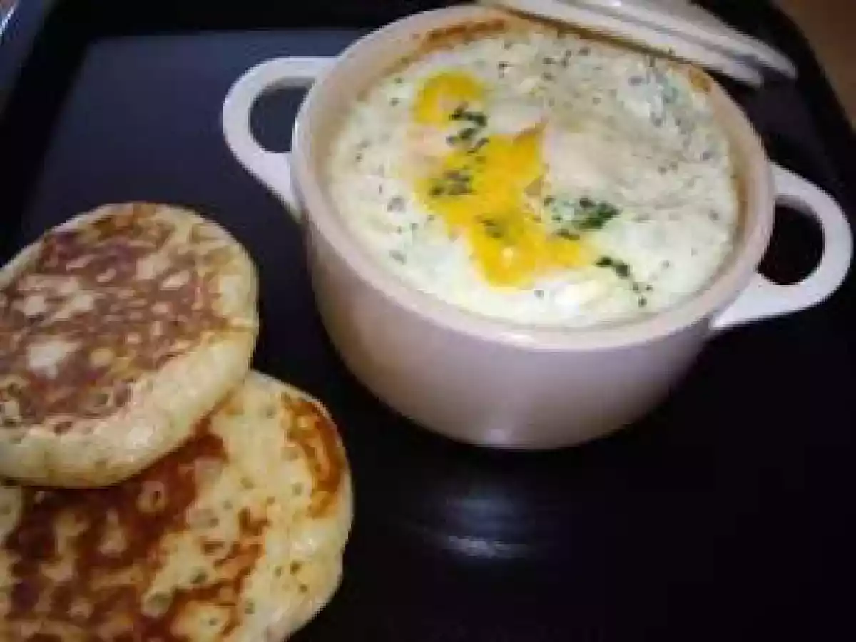 OEuf cocotte saumon aux blinis maison