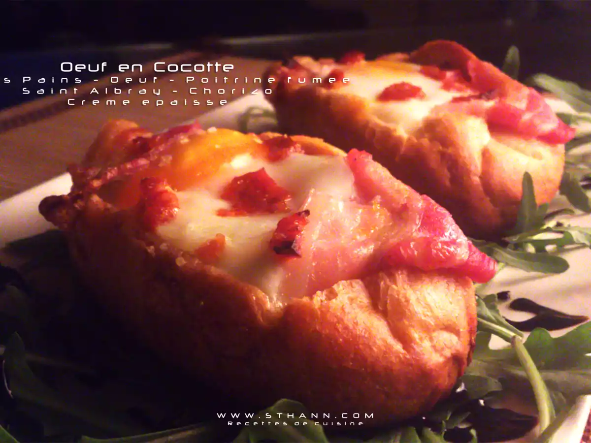 Oeuf en cocotte de Pain