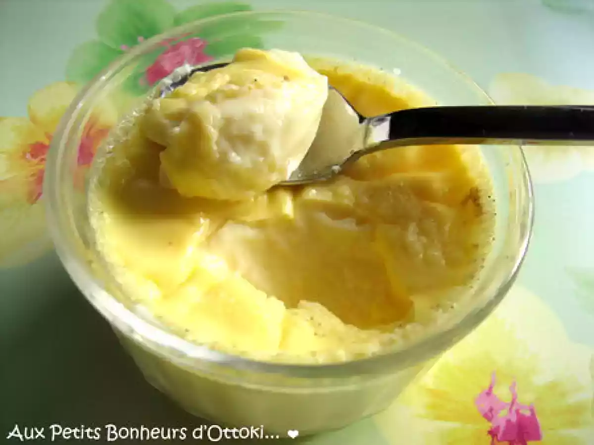 Oeufs au lait à la vanille façon WW (recette Thermomix)