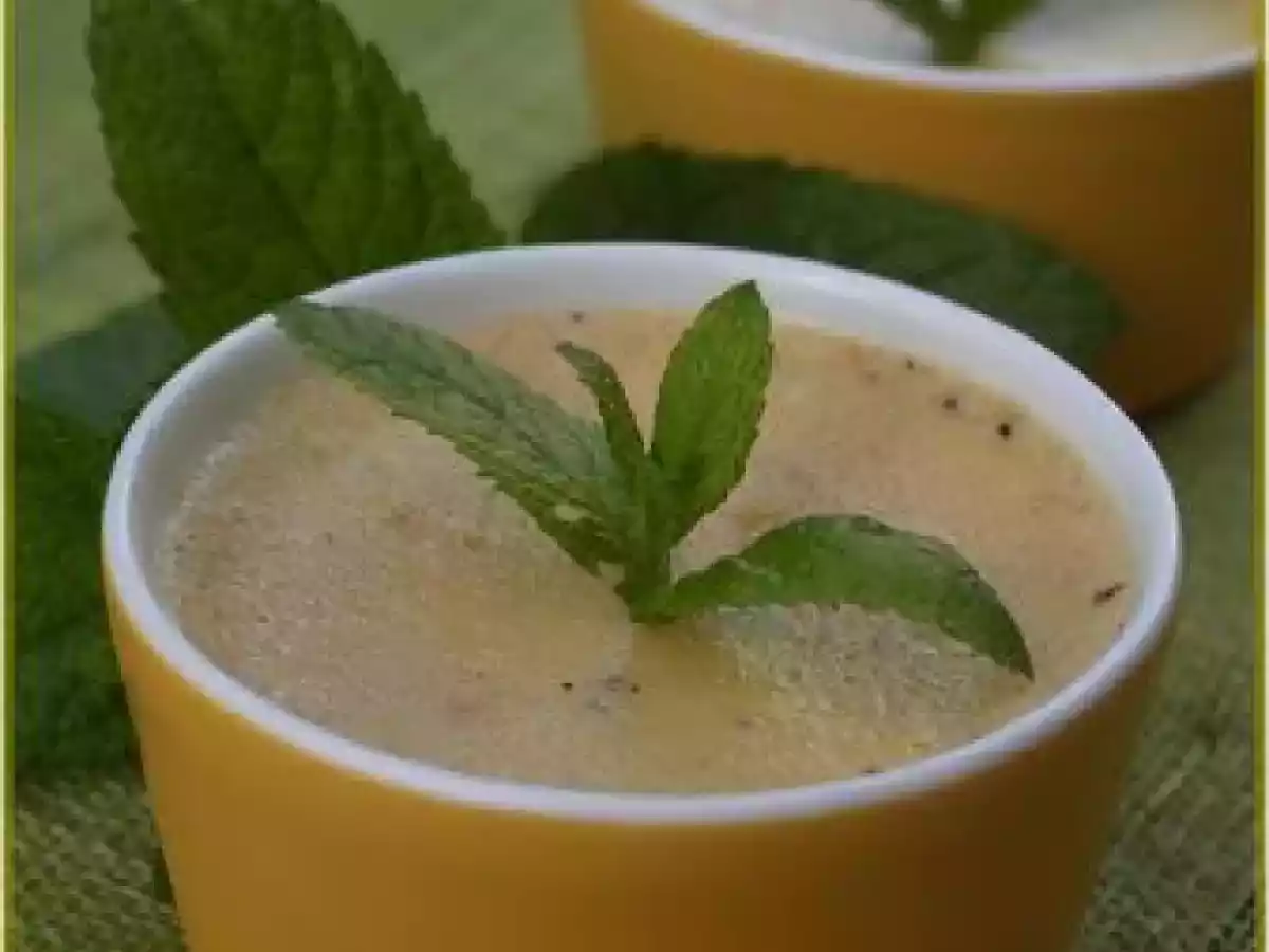 Oeufs au Lait parfumés à la Menthe