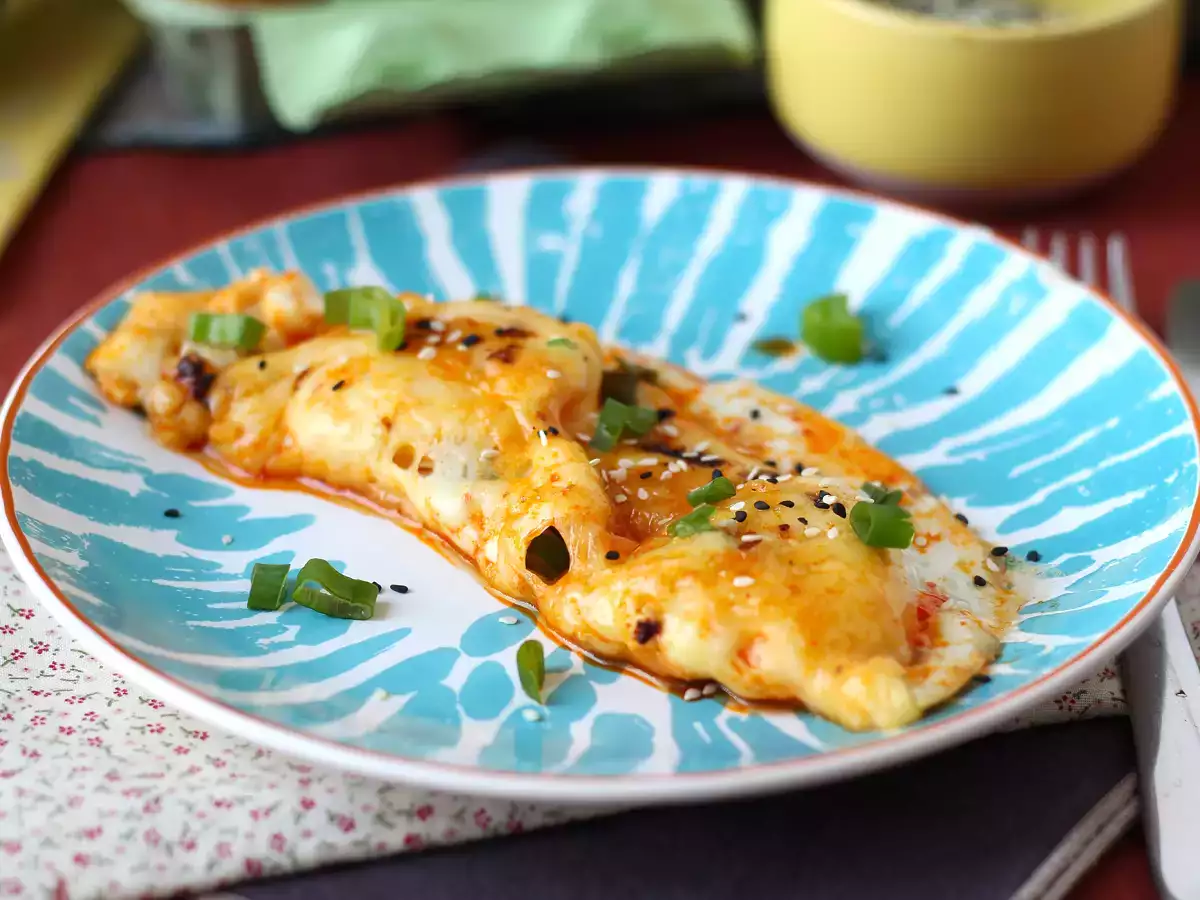 Oeufs au plat au miel et à la mozzarella, le petit déjeuner express sucré salé et pimenté! - photo 3