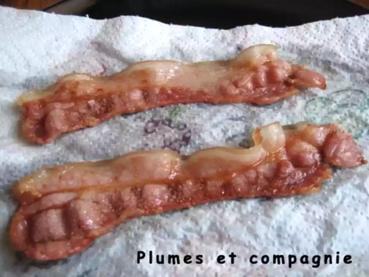 Oeufs au plat et bacon au micro ondes - photo 3