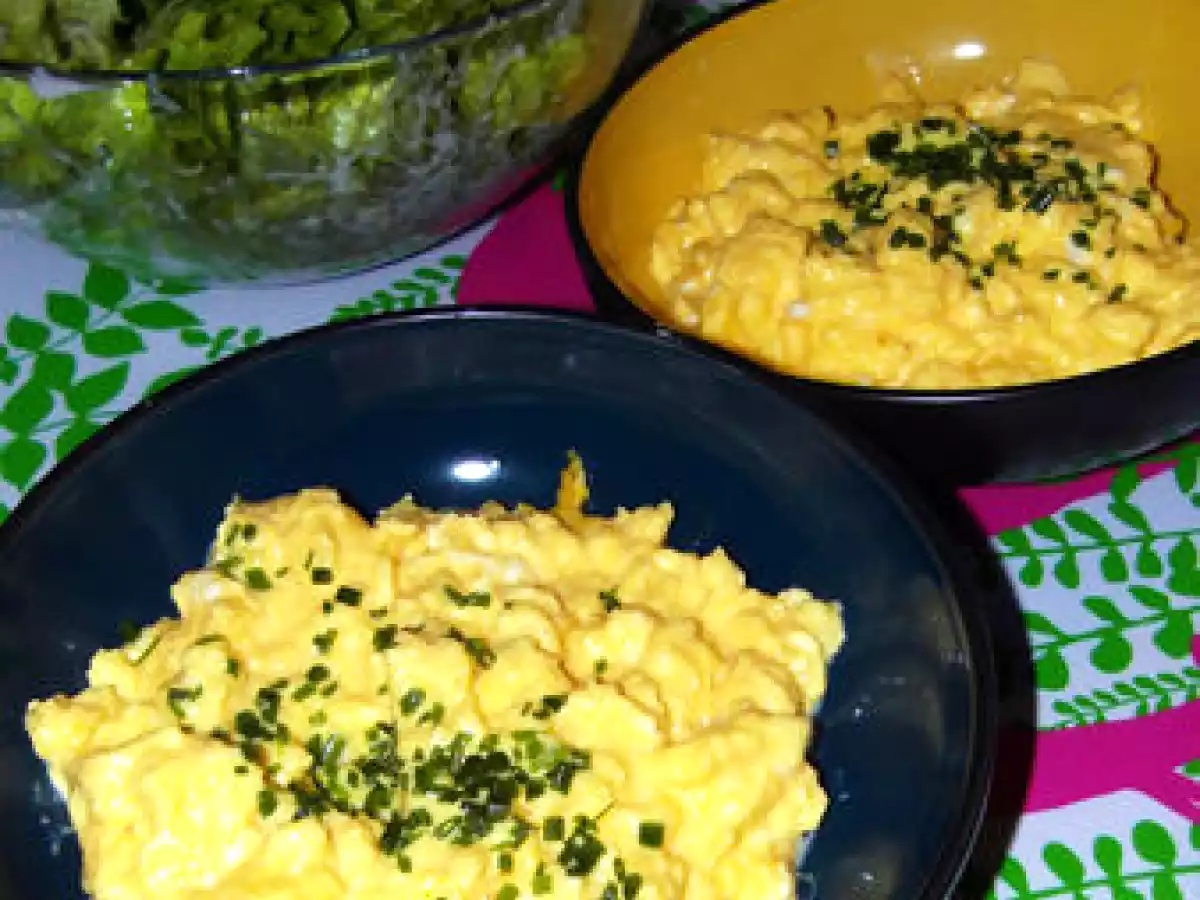 Oeufs brouillés délicieux