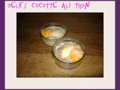 Oeufs Cocotte Au Thon