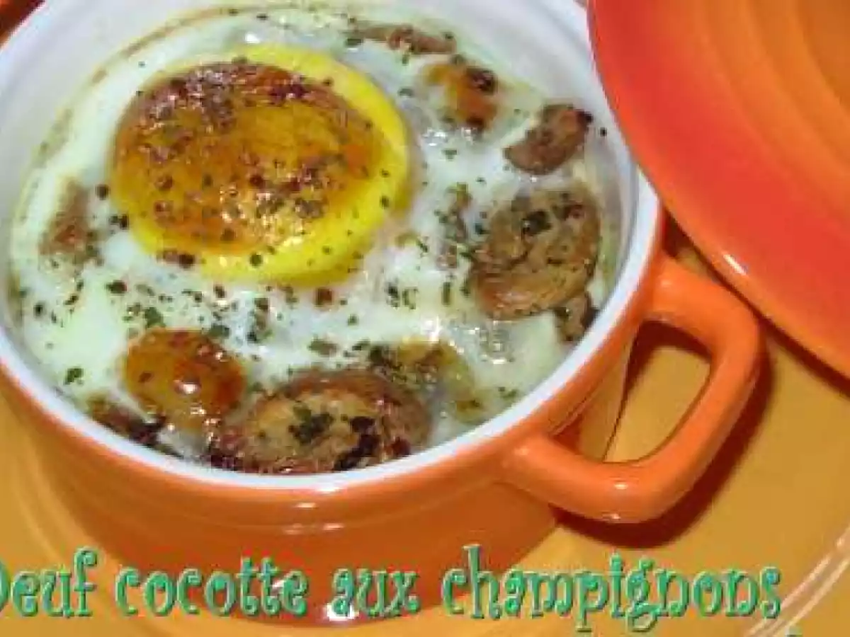Oeufs cocotte aux champignons et au roquefort - photo 2