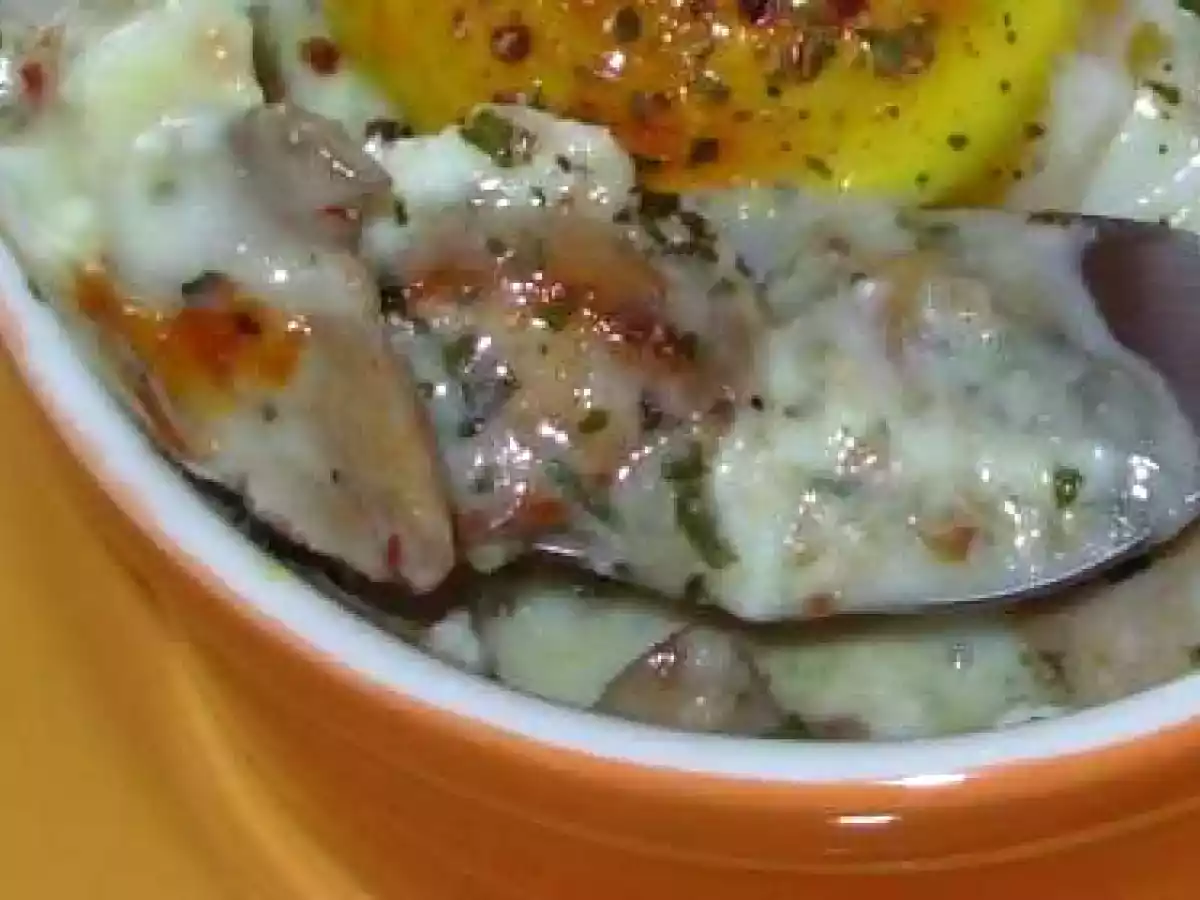 Oeufs cocotte aux champignons et au roquefort - photo 3