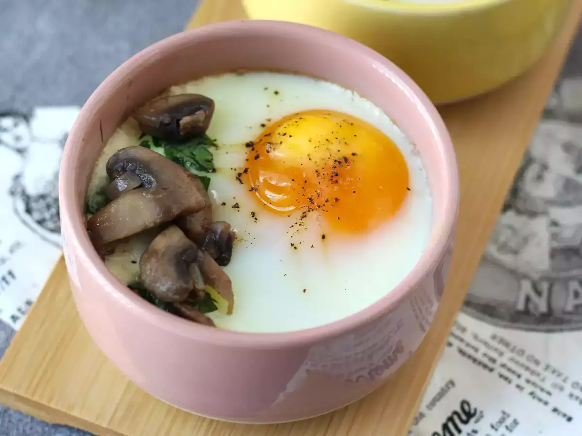 Œufs cocotte aux champignons : la recette express et ultra réconfortante! - photo 4