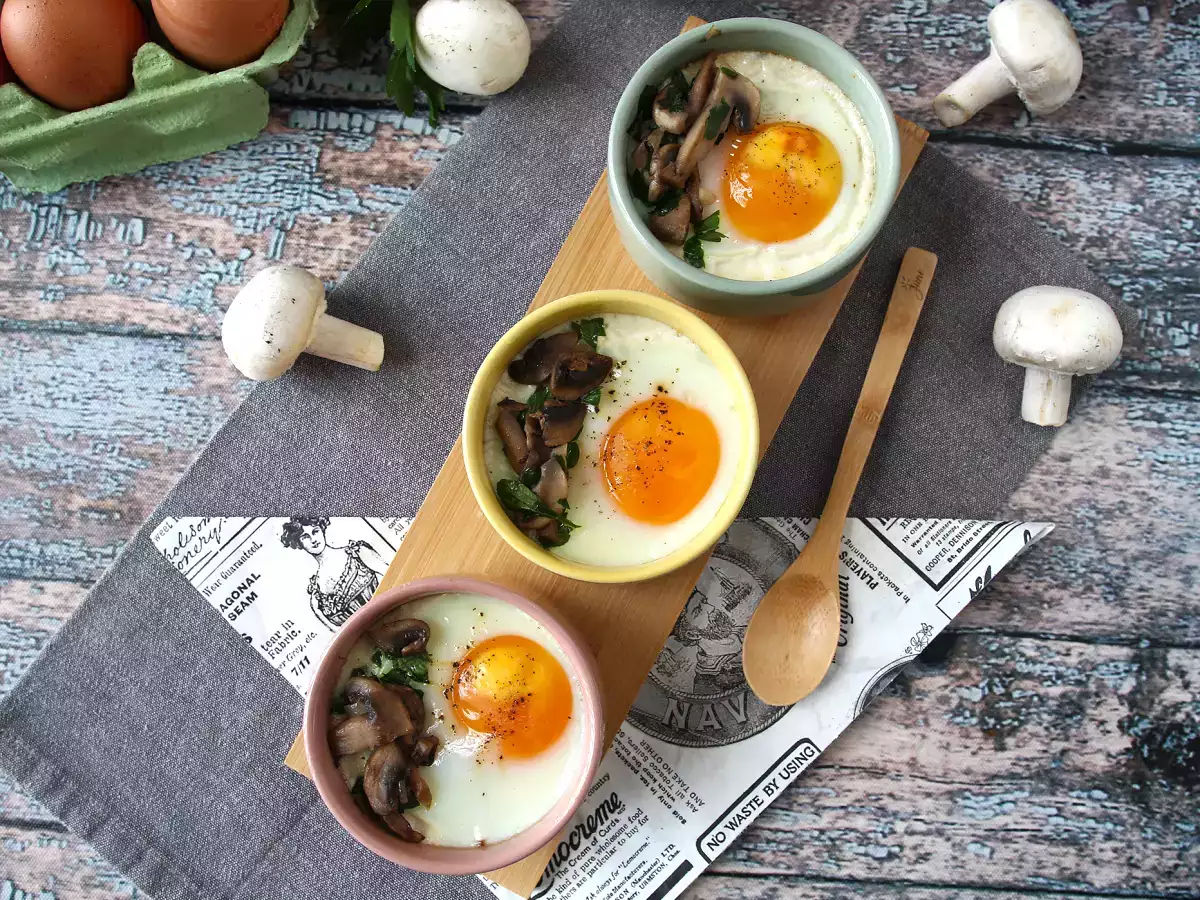 Œufs cocotte aux champignons : la recette express et ultra réconfortante! - photo 6