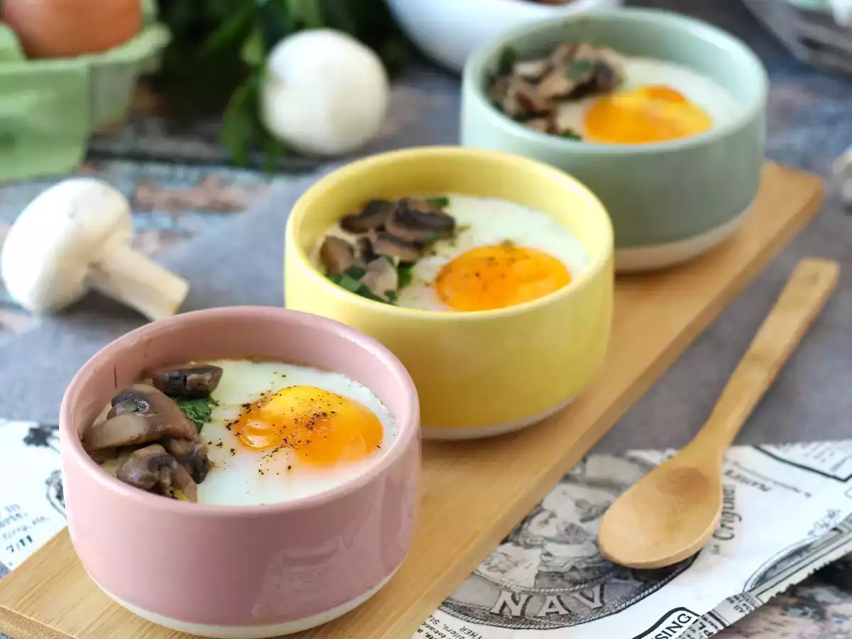 Œufs cocotte aux champignons : la recette express et ultra réconfortante! - photo 5