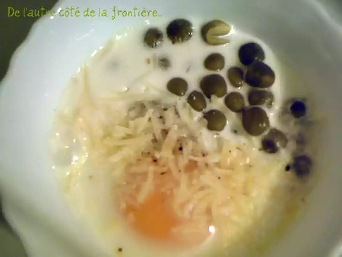 OEUFS COCOTTE COMPLETS AU MICRO-ONDES