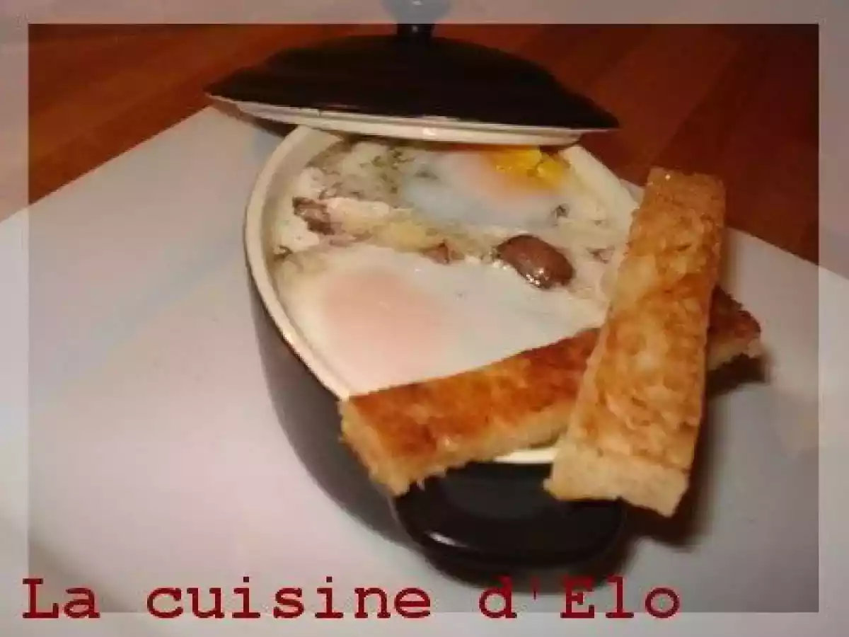 Oeufs cocotte meurette