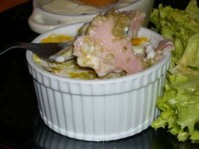 Oeufs cocotte olive/jambon/fromage