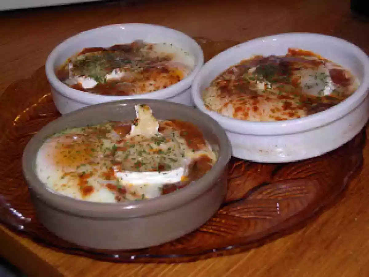 Œufs Cocotte Ratatouille et Chèvre