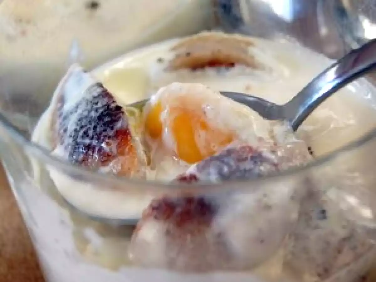 Oeufs de caille cocotte saumon... ou boudin blanc ? - photo 2